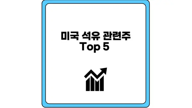 미국 석유 관련주 Top 5