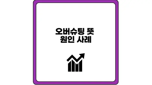 오버슈팅 뜻